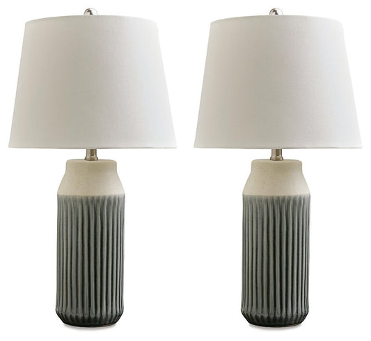 Ashley Express - Afener Ceramic Table Lamp (2/CN)