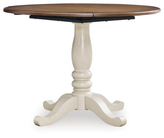 Ashley Express - Wirloni Round DRM Drop Leaf Table