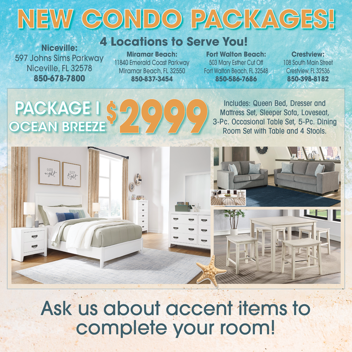 Package 1 - Ocean Breeze