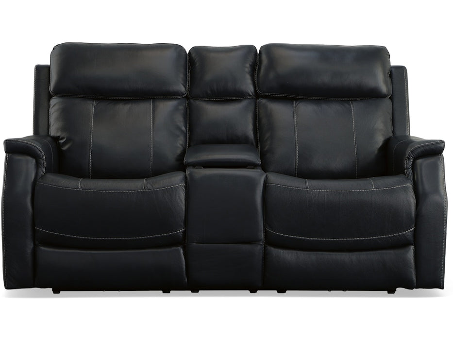 Easton Power Reclining Loveseat with Console and Power Headrests and Lumbar