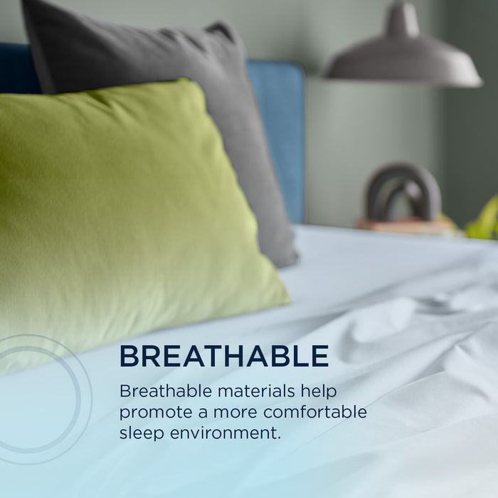 Linens Tempur-Pedic Breeze Pillowcase Set - Sleepy Blue