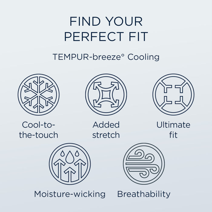 Linens Tempur-Pedic Breeze Pillowcase Set - White