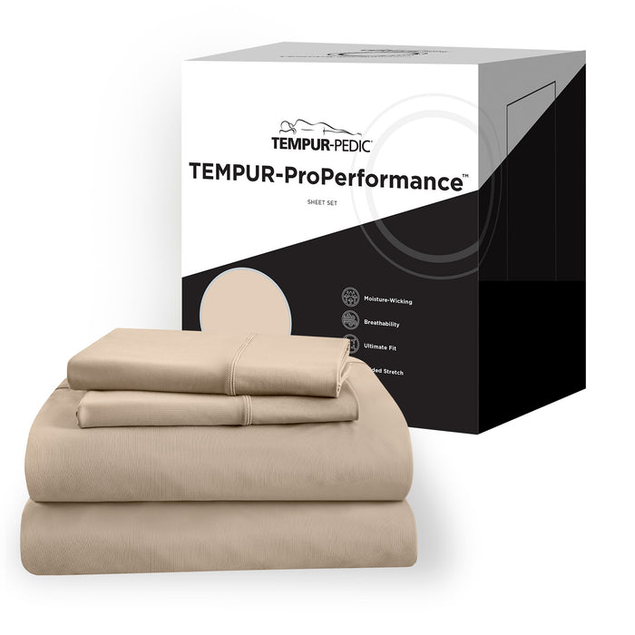 Linens Tempur-Pedic ProPerformance Pillowcase Set - Sandstone
