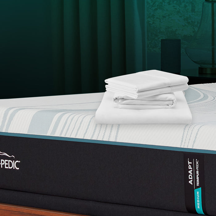 Linens TEMPUR Luxe Egyptian Cotton Pillowcase Set  White