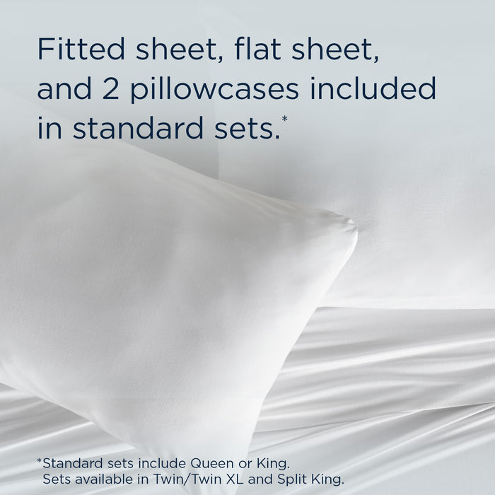 Linens TEMPUR Rayon from Bamboo Sheet Set White