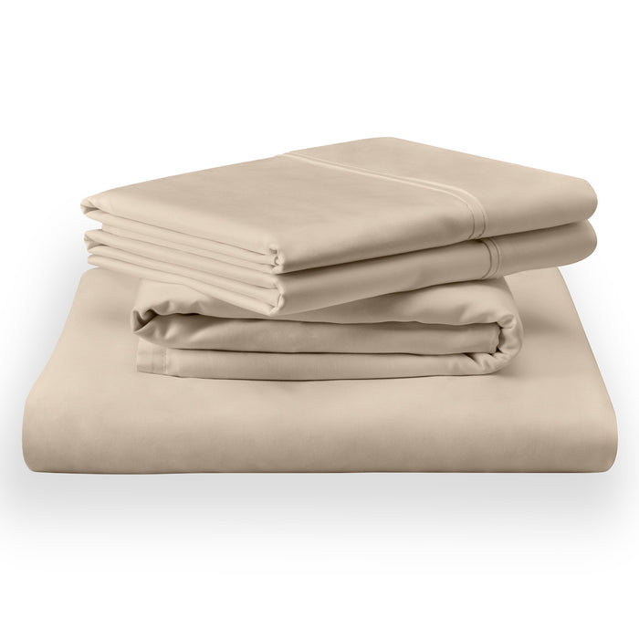 Linens TEMPUR Classic Cotton Sheet Set Sandstone