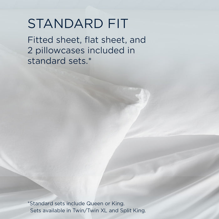 Linens TEMPUR Classic Cotton Sheet Set White