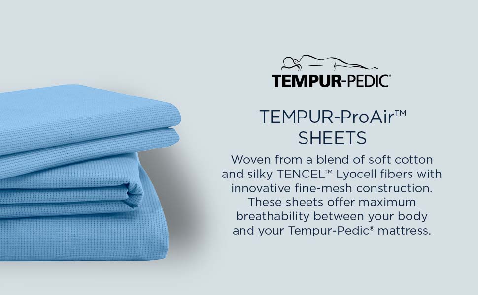 Linens TEMPUR ProAir Sheet Set Blue Azure