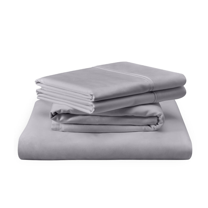 Linens TEMPUR Luxe Egyptian Cotton Sheet Set Cool Gray