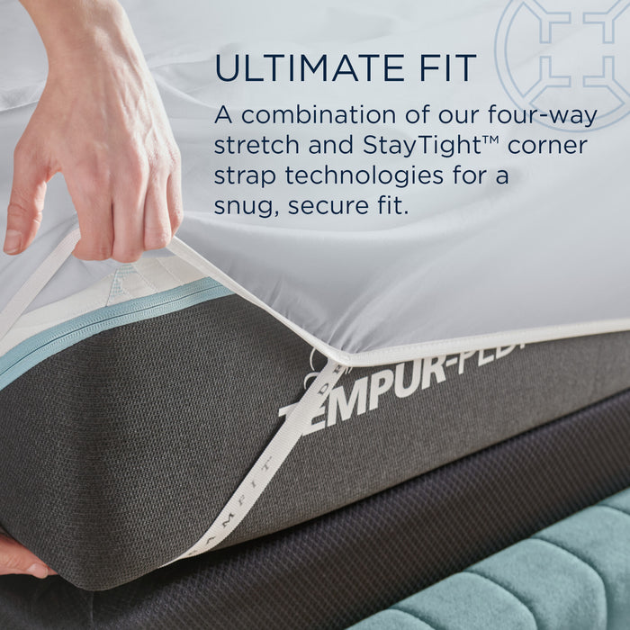 Linens TEMPUR Luxe Egyptian Cotton Sheet Set Cool Gray