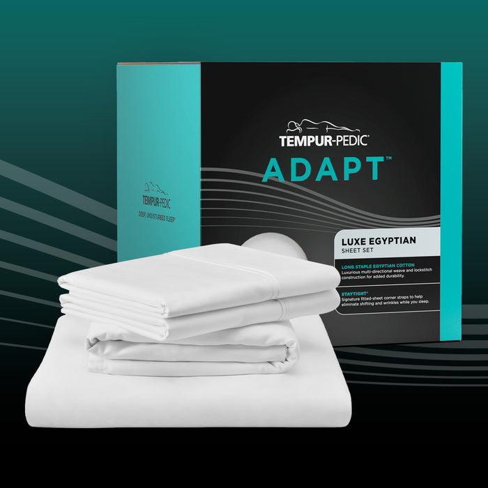 TEMPUR-Adapt™ TEMPUR-Adapt Luxe Egyptian Cotton Sheets - White