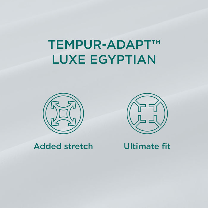 TEMPUR-Adapt™ TEMPUR-Adapt Luxe Egyptian Cotton Sheets - White