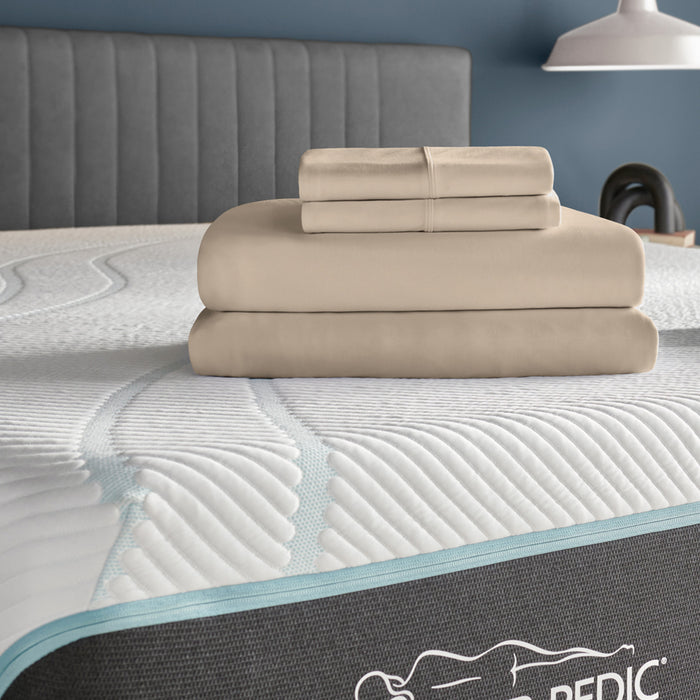 Linens TEMPUR breeze cooling Sheet Set Sandstone