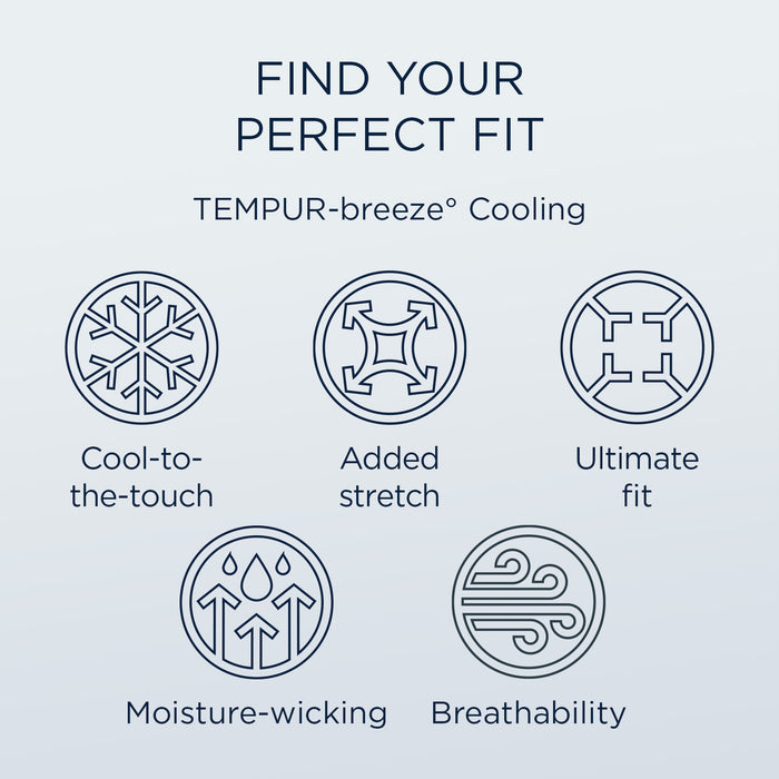 Linens TEMPUR breeze cooling Sheet Set Sandstone