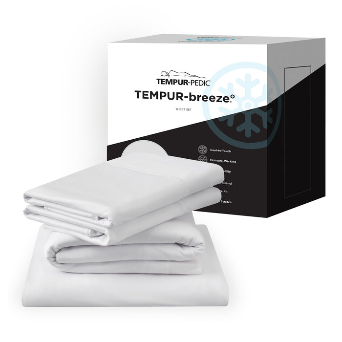 Linens TEMPUR breeze cooling Sheet Set White