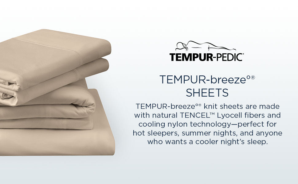 Linens TEMPUR breeze cooling Sheet Set Graphite