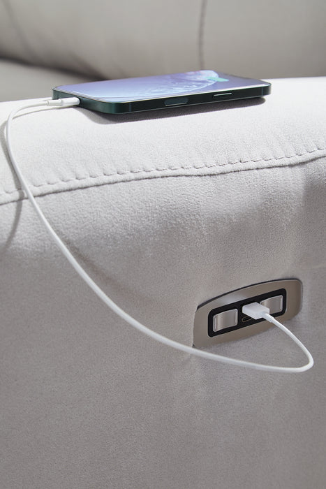 Social Pointe PWR Recliner/ADJ Headrest