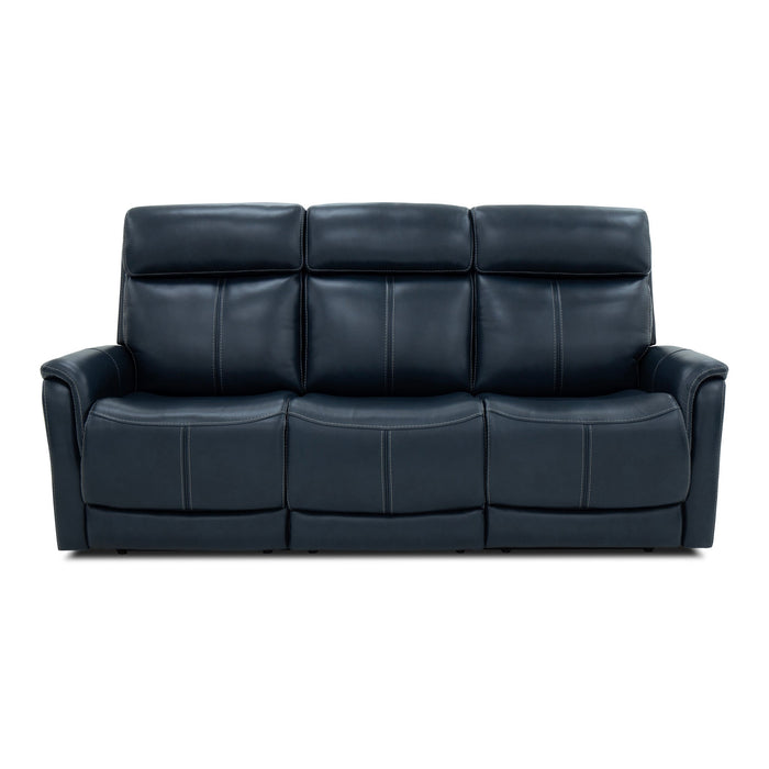 View Power Reclining Sofa with Console, Power Headrests & Lumbar