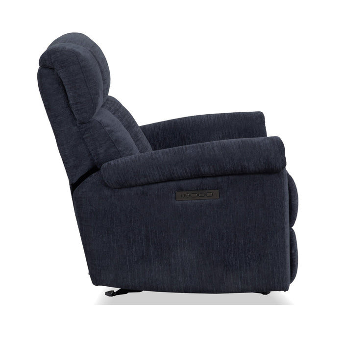 Classic Fabric Power Gliding Recliner with Power Headrest & Lumbar