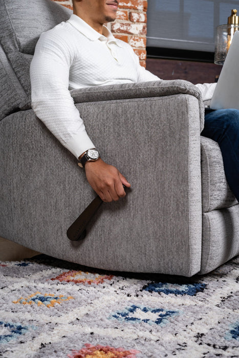 Compact Fabric Gliding Recliner