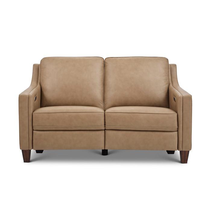 Finley Leather Power Inclining Loveseat
