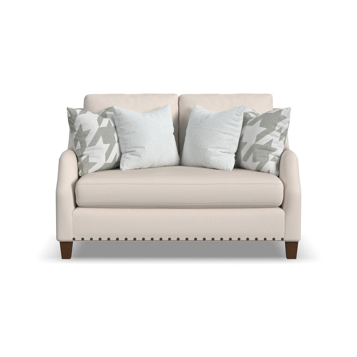 Gianna Fabric Bench Loveseat