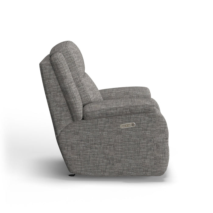 Magnus Fabric Power Rocking Recliner with Power Headrest