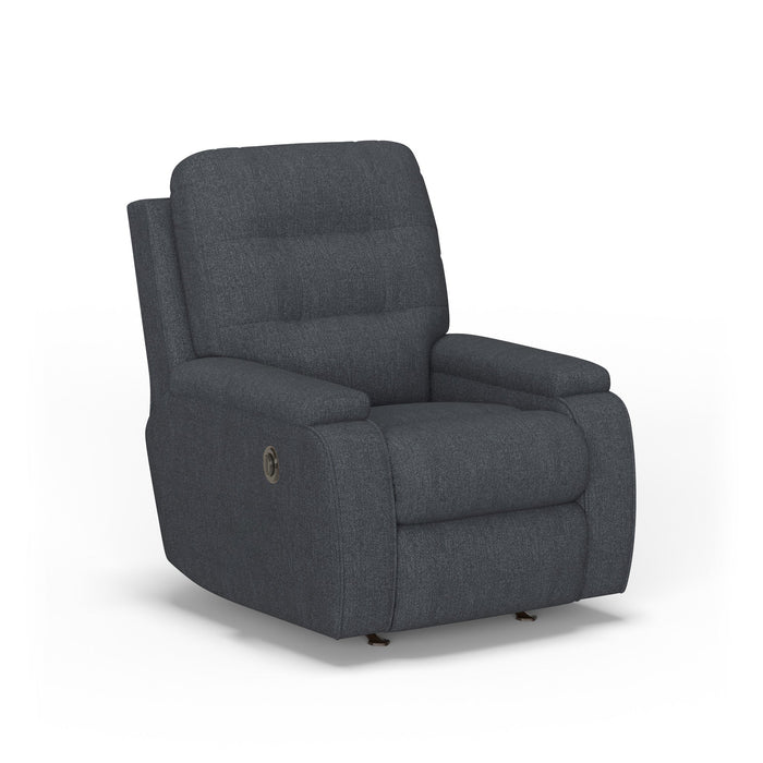 Kerrie Fabric Power Rocking Recliner