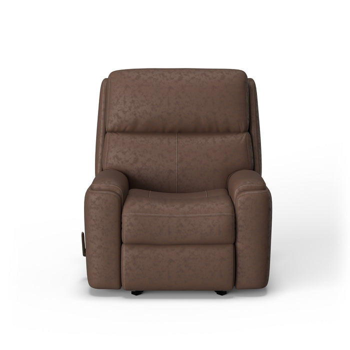 Rio Leather Power Rocking Recliner