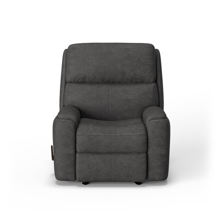 Rio Leather Power Rocking Recliner with Power Headrest