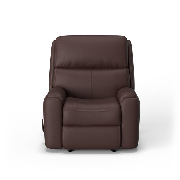 Rio Leather Power Rocking Recliner with Power Headrest