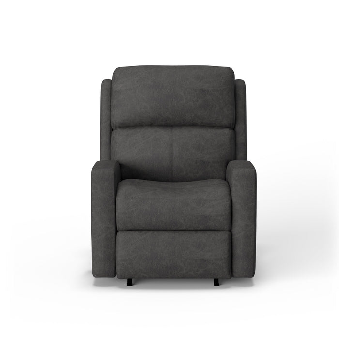 Catalina Leather Power Rocking Recliner with Power Headrest