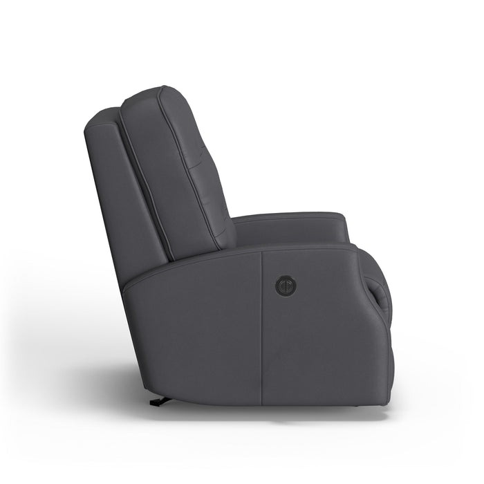 Devon Leather Power Rocking Recliner
