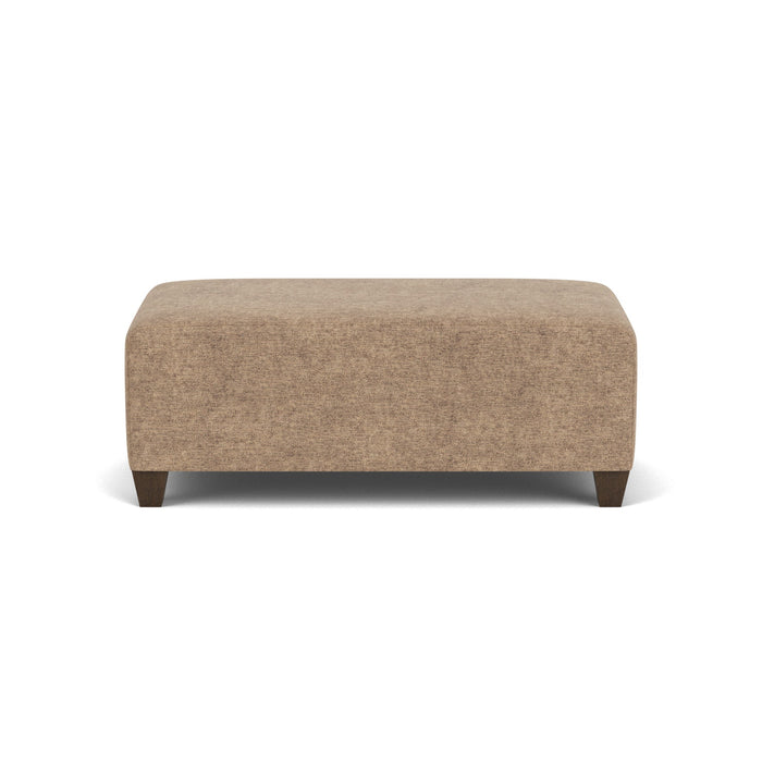 Cascade Fabric Rectangular Cocktail Ottoman