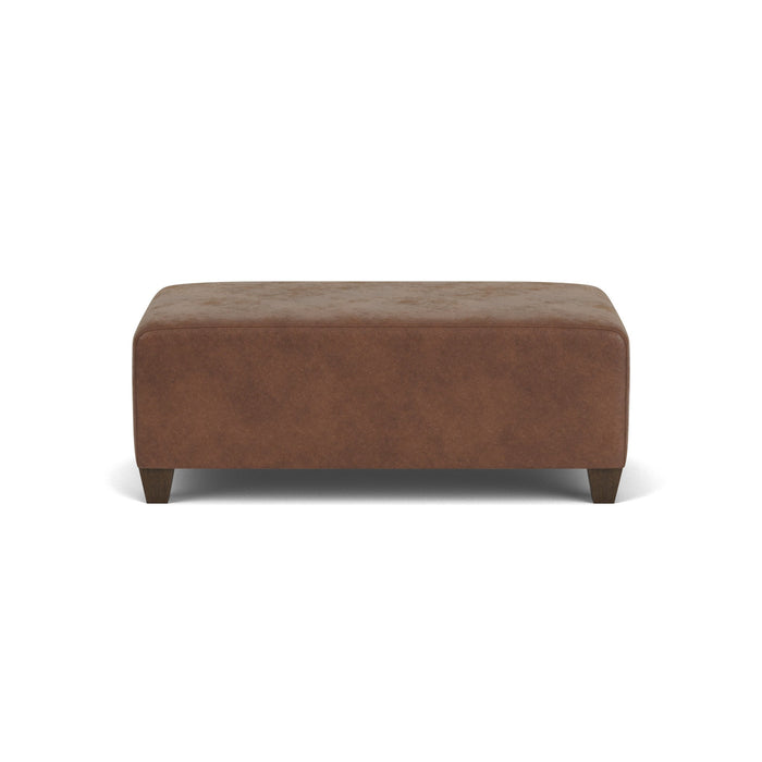 Cascade Fabric Rectangular Cocktail Ottoman