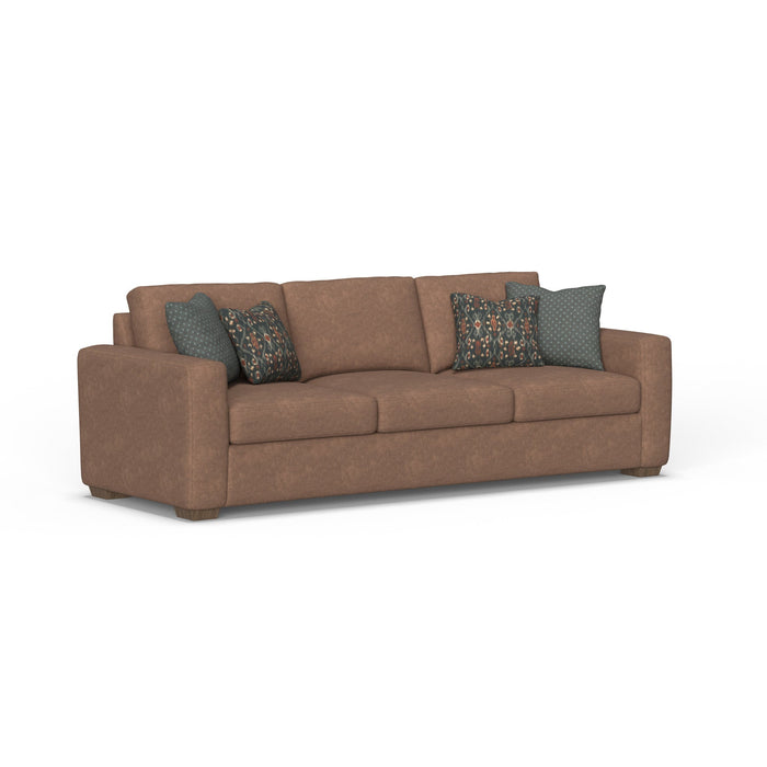 Collins Fabric Large Three-Cushion Sofa