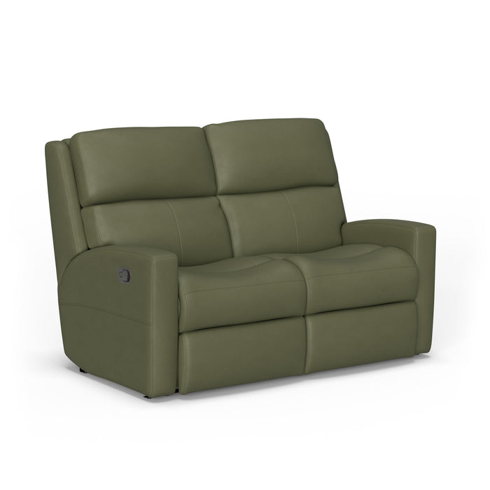 Catalina Leather Reclining Loveseat