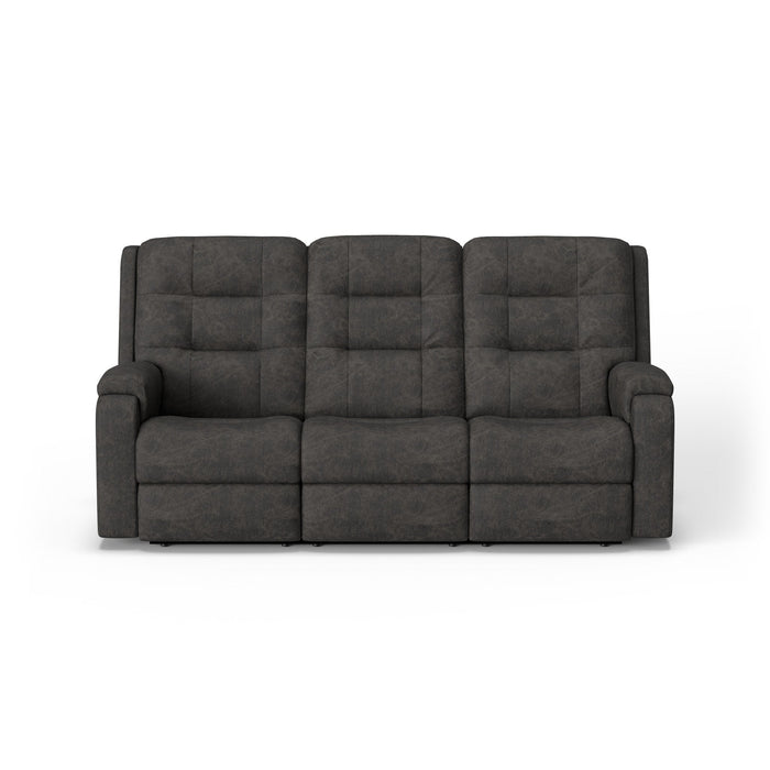 Arlo Leather Power Reclining Sofa with Power Headrests