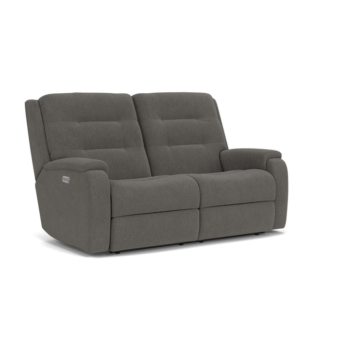 Arlo Fabric Power Reclining Loveseat with Power Headrests