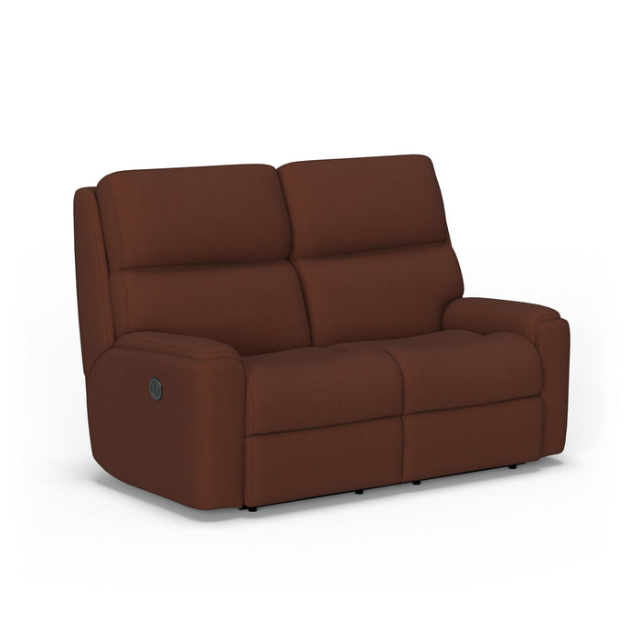 Rio Fabric Power Reclining Loveseat