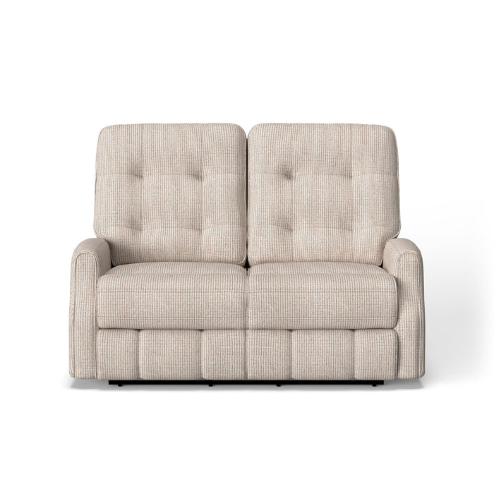 Devon Fabric Power Reclining Loveseat