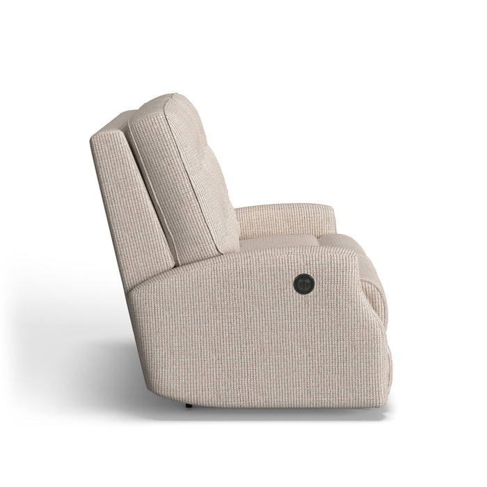 Devon Fabric Power Reclining Loveseat