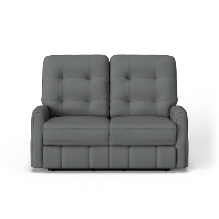Devon Fabric Reclining Loveseat