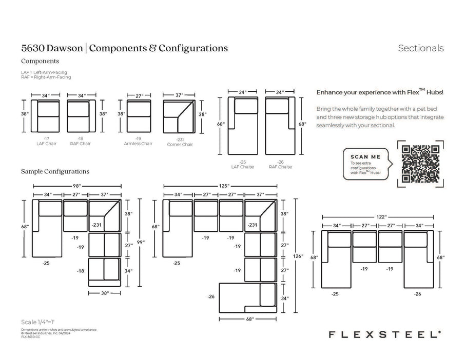 Dawson Fabric Sectional