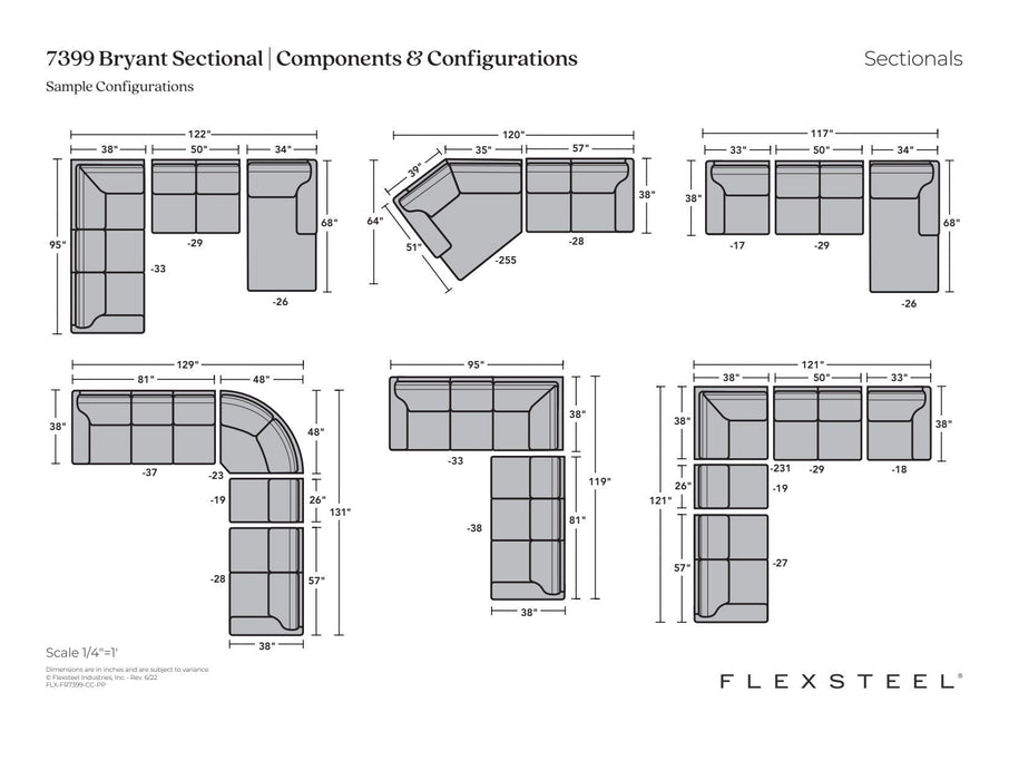 Bryant Fabric Sectional