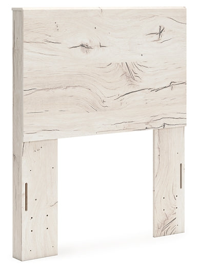 Lawroy Twin Panel Headboard with Mirrored Dresser and Nightstand