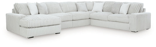 Stupendous 5-Piece Sectional with Chaise