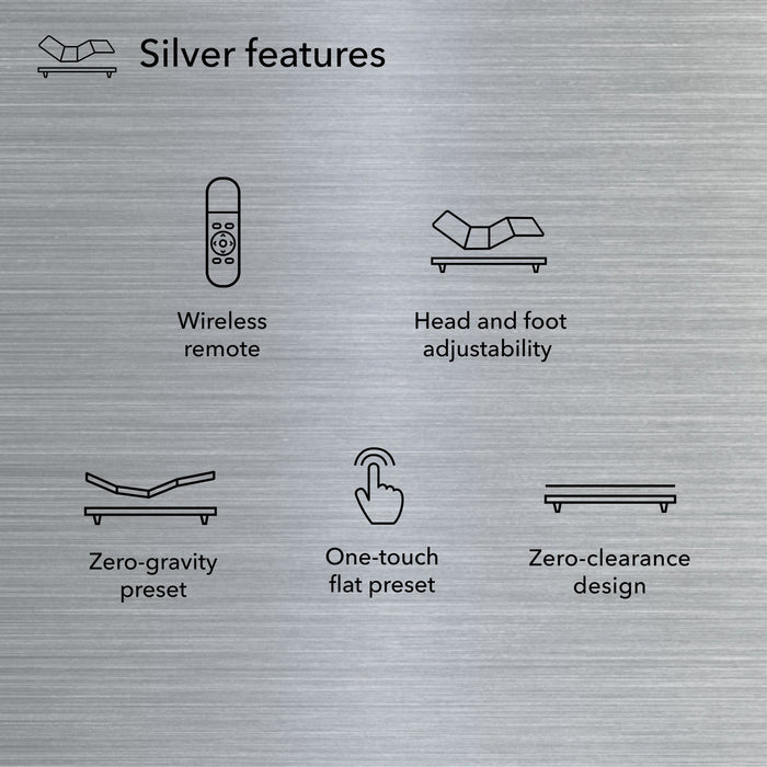baselogic® Silver Adjustable Base