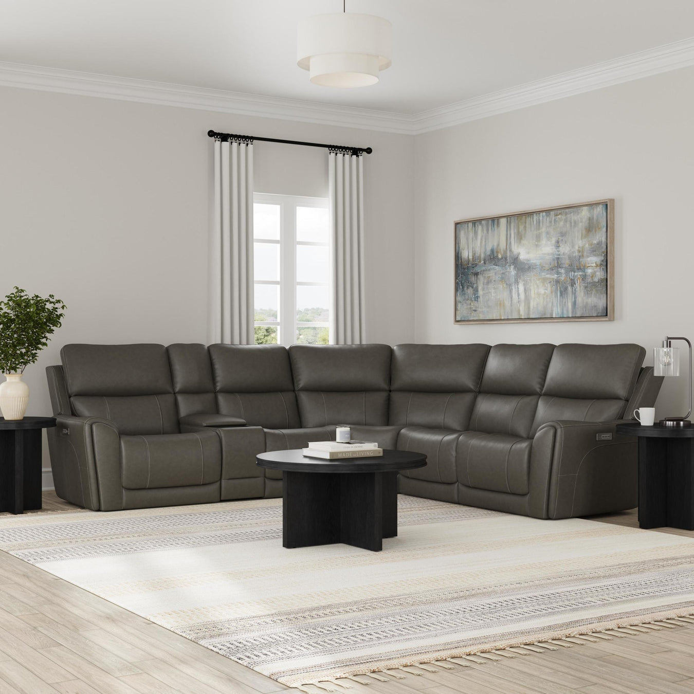 Living Room > Reclining Furniture > Reclining Power Sectional