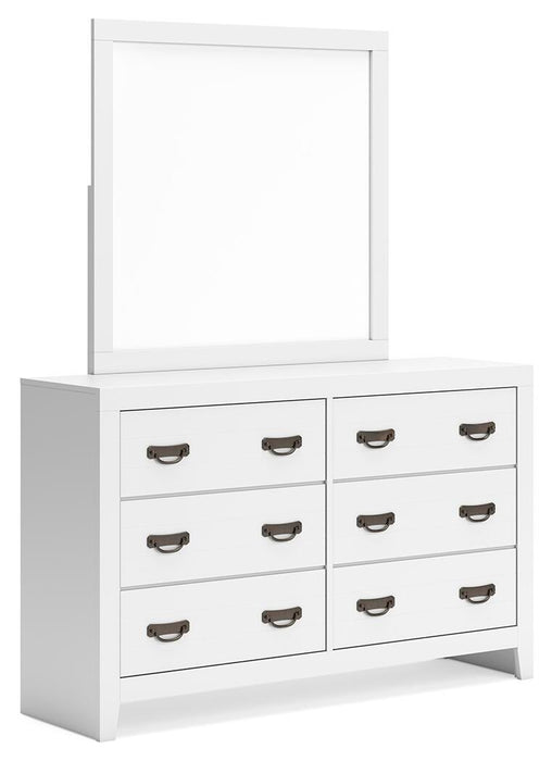 Binterglen Full Panel Bed, Dresser, Mirror, Chest and Nightstand